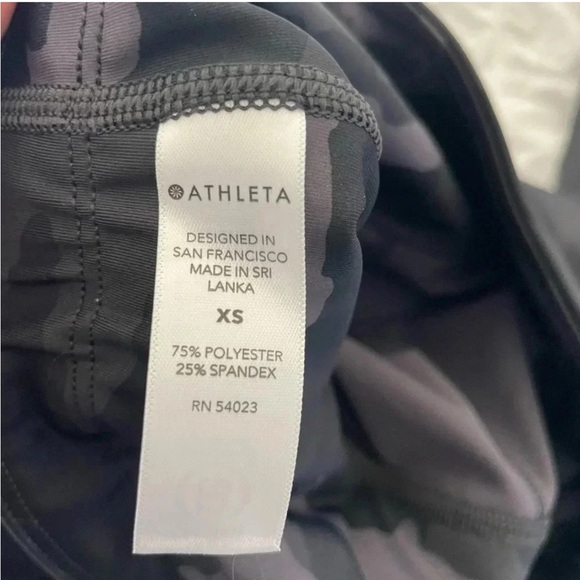Athleta Dark Ultimate Camouflage High-Waisted Athletic Leggings - Picture 6 of 9